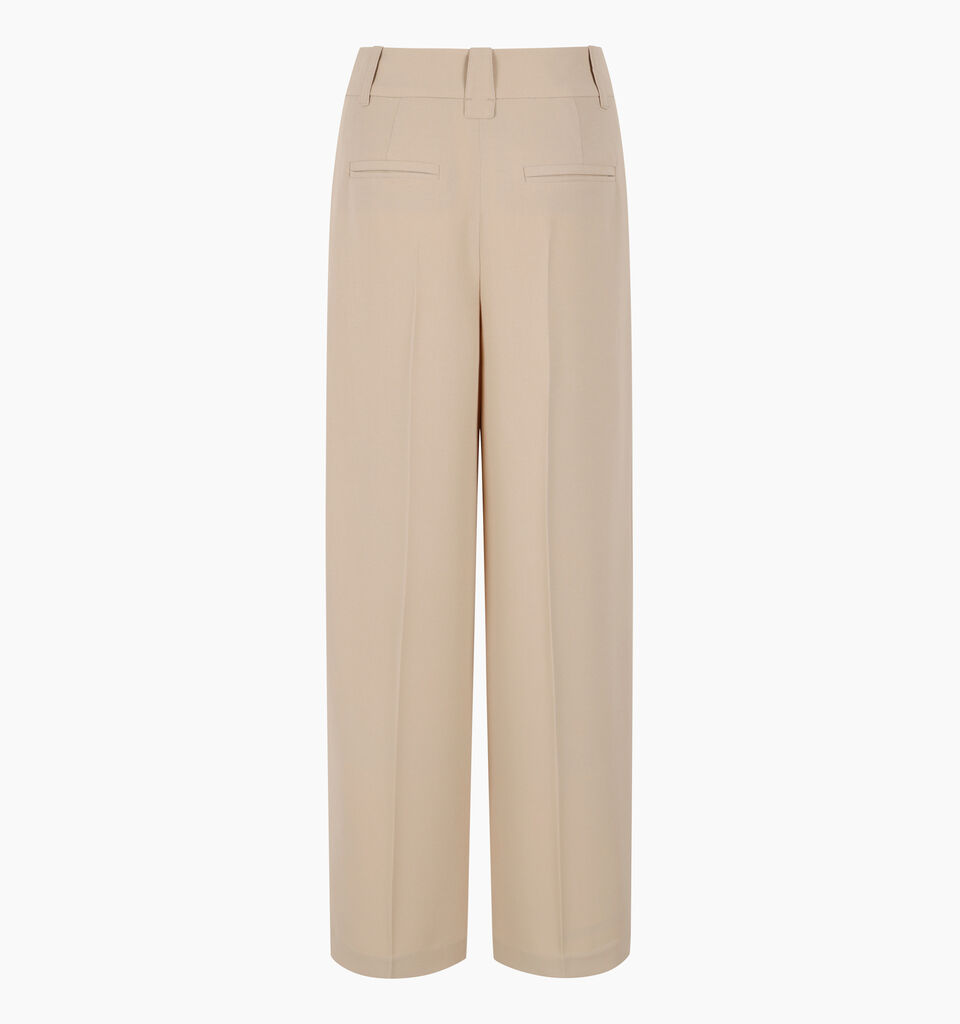 Light beige wide leg trousers  - sisley k pantaloni regular - Beige | Sisley K image number 2